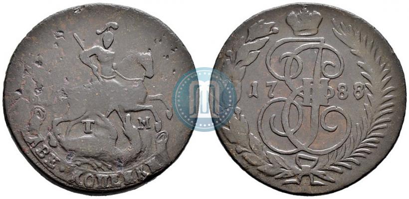 Picture 2 kopecks 1788 year ТМ 