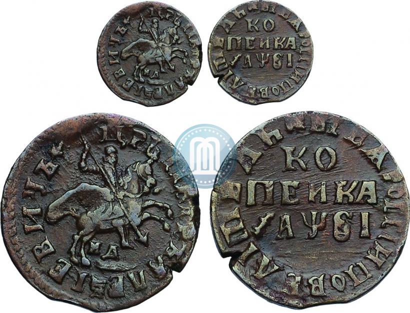 Фото 1 копейка 1716 года МД 