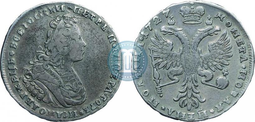 Picture Poltina 1727 year  "Moscow type"