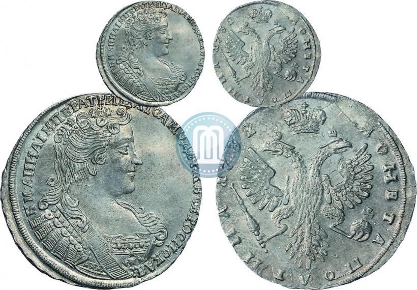 Фото Полтина 1732 года  