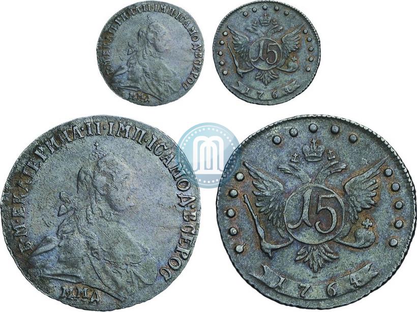 Picture 15 kopecks 1764 year ММД 