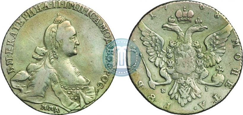 Picture 1 rouble 1768 year ММД-EI 