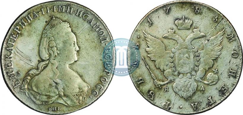 Picture 1 rouble 1785 year СПБ-ЯА 