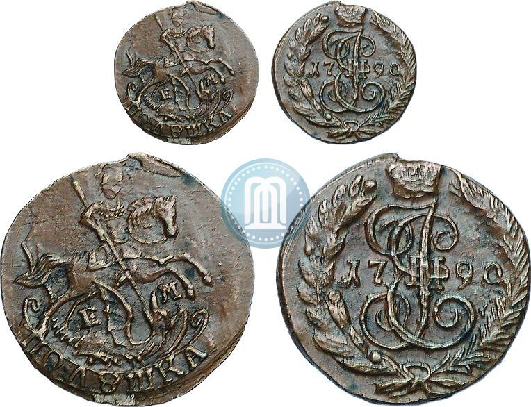 Фото Полушка 1790 года ЕМ 