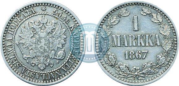 Фото 1 марка 1867 года S 