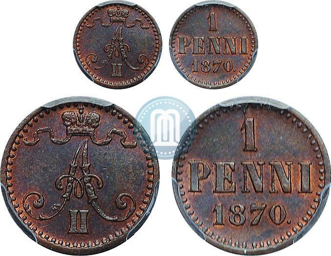 Picture 1 penni 1870 year  