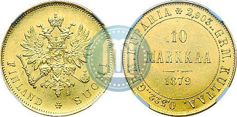 Picture 10 markkaa 1879 year S 
