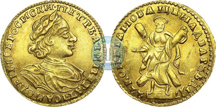 Picture 2 roubles 1722 year  