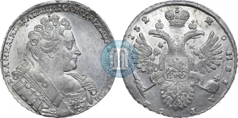 Picture 1 rouble 1732 year  