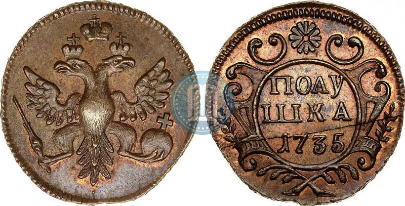 Picture Polushka 1735 year  