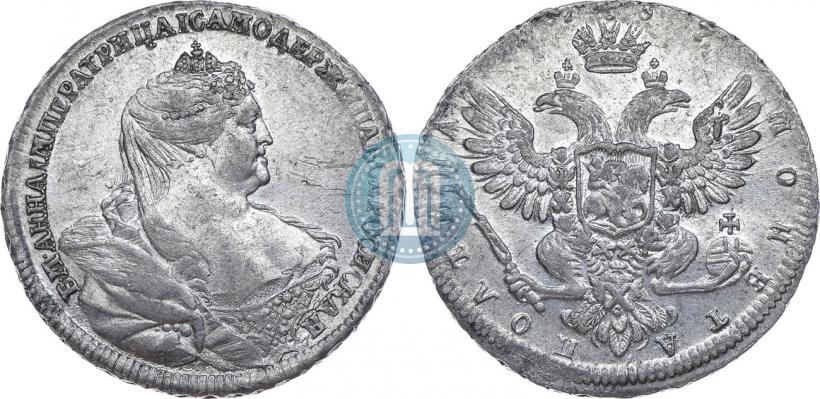 Picture Poltina 1737 year  "Moscow type"