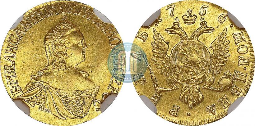 Picture 1 rouble 1756 year  