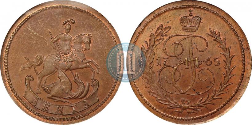 Фото Денга 1765 года  