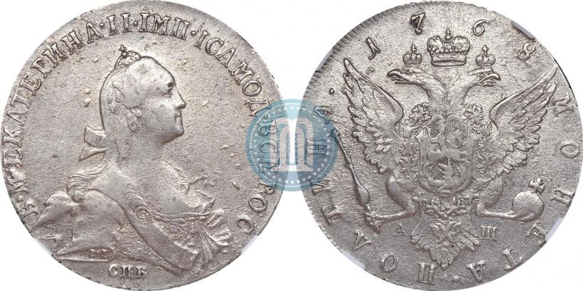 Picture Poltina 1768 year СПБ-АШ 