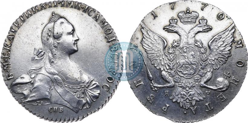 Picture 1 rouble 1770 year СПБ-ЯЧ 