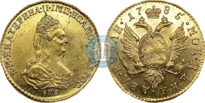 Picture 2 roubles 1785 year СПБ 