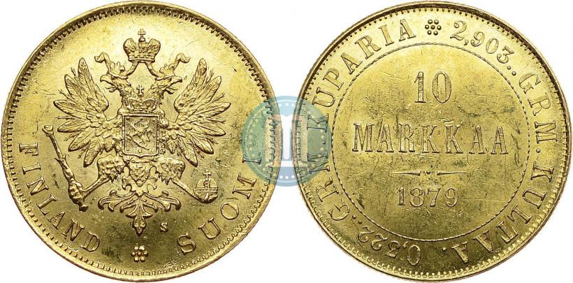 Picture 10 markkaa 1879 year S 
