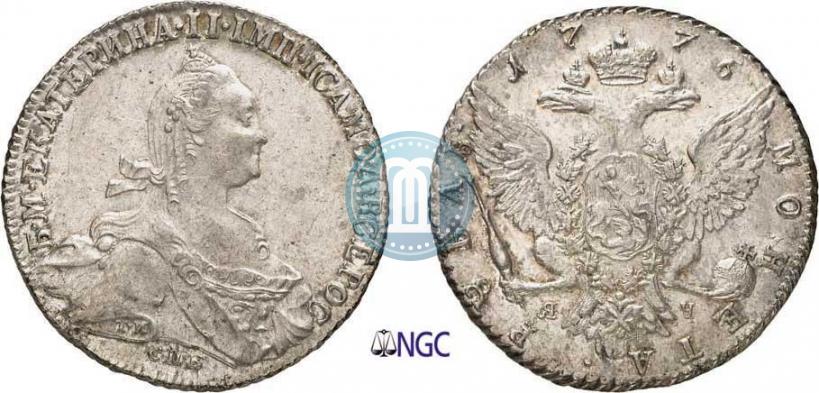 Picture 1 rouble 1776 year СПБ-ЯЧ 