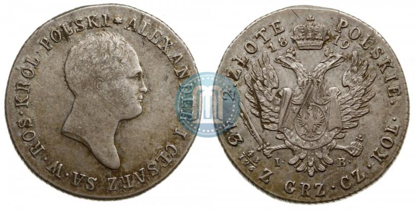 Picture 2 złote 1819 year IB 