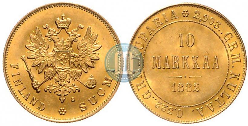 Picture 10 markkaa 1882 year S 