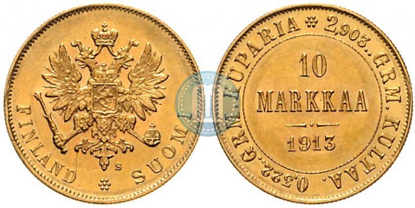 Picture 10 markkaa 1913 year S 