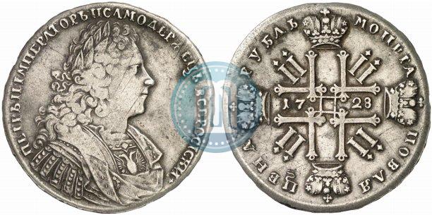 Picture 1 rouble 1728 year  "Type of 1728"
