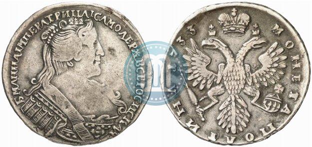Picture Poltina 1733 year  