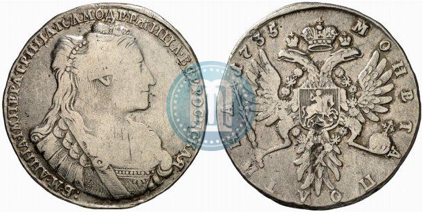 Picture Poltina 1735 year  