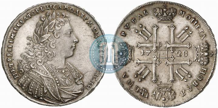 Фото 1 рубль 1728 года  "Тип 1728"