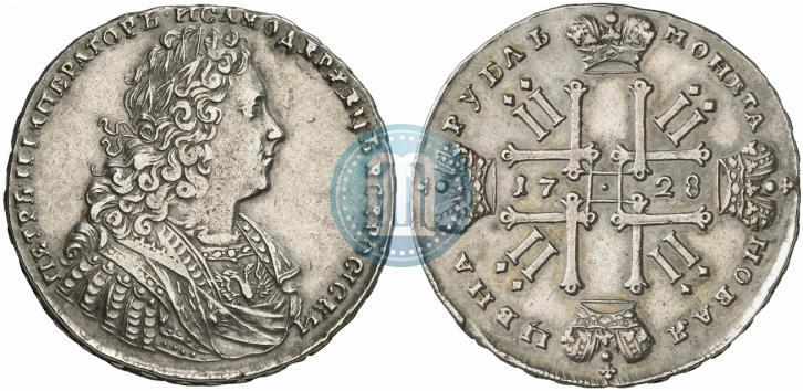 Фото 1 рубль 1728 года  "Тип 1728"