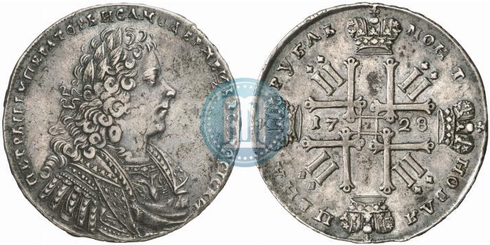 Фото 1 рубль 1728 года  "Тип 1728"
