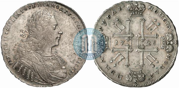 Фото 1 рубль 1728 года  "Тип 1728"