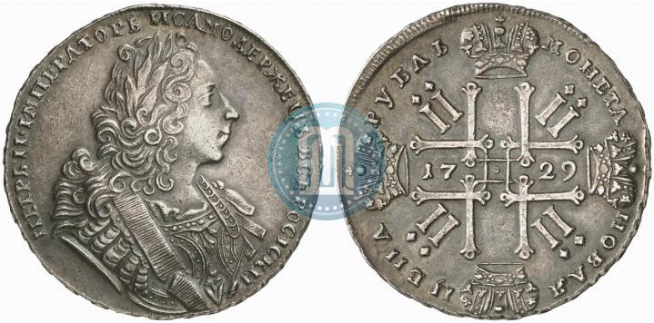 Picture 1 rouble 1729 year  "Type of 1729"