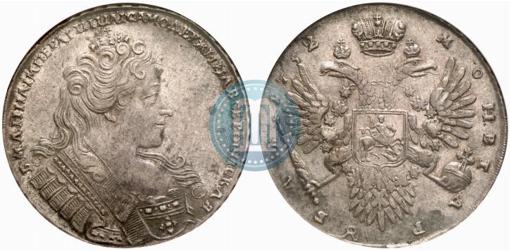 Фото 1 рубль 1732 года  