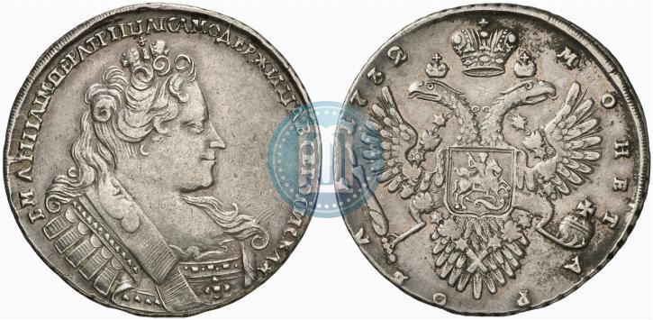 Фото 1 рубль 1732 года  
