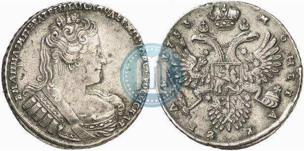 Picture 1 rouble 1733 year  