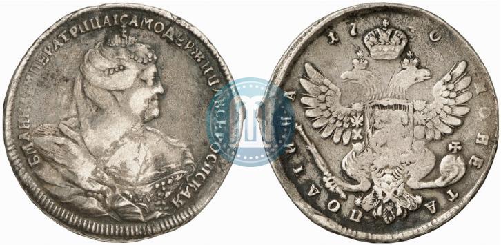 Picture Poltina 1740 year  "Moscow type"
