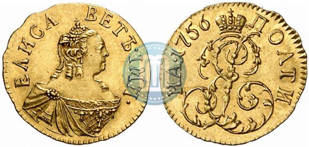 Picture Poltina 1756 year  
