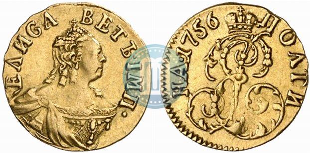 Picture Poltina 1756 year  
