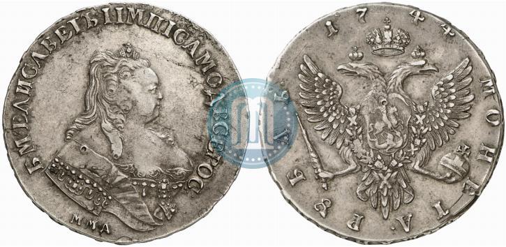 Picture 1 rouble 1744 year ММД 