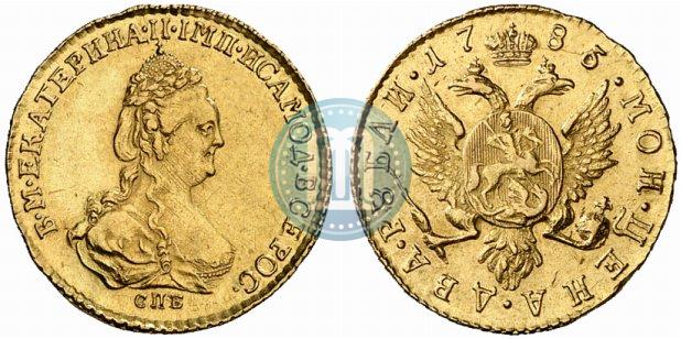 Picture 2 roubles 1785 year СПБ 