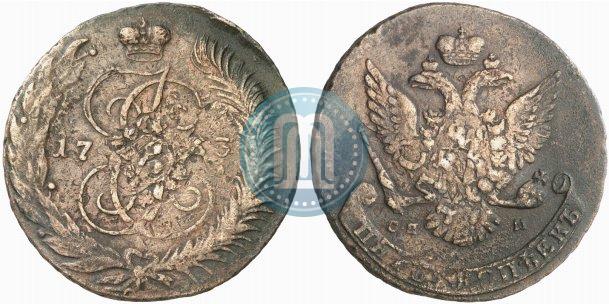 Picture 5 kopecks 1763 year СПМ 