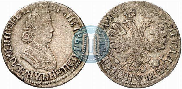 Picture Poltina 1705 year  "Portrait by F. Alekseev"