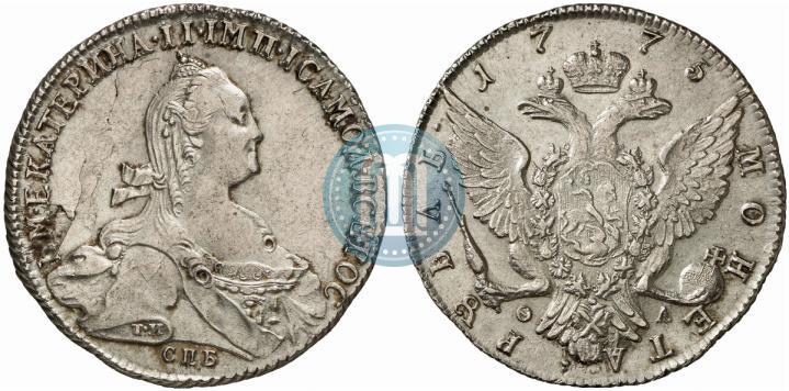 Picture 1 rouble 1775 year СПБ-ФЛ 