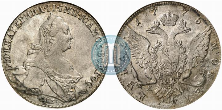 Picture 1 rouble 1775 year СПБ-ЯЧ 