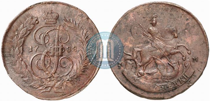 Picture 2 kopecks 1788 year ММ 