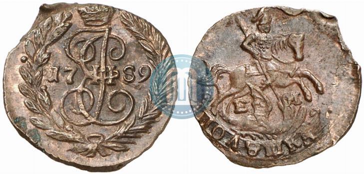 Фото Полушка 1789 года ЕМ 