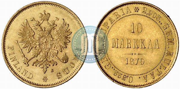 Picture 10 markkaa 1879 year S 