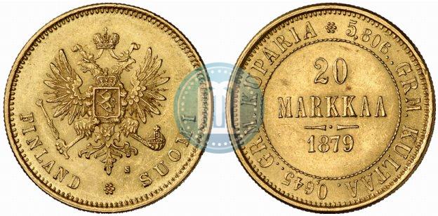 Фото 20 марок 1879 года S 