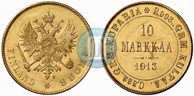 Picture 10 markkaa 1913 year S 